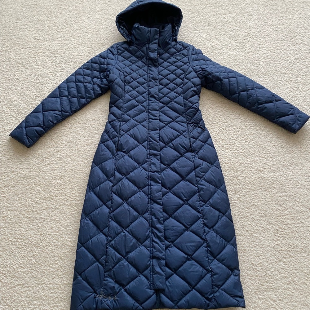 The North Face triple long parka